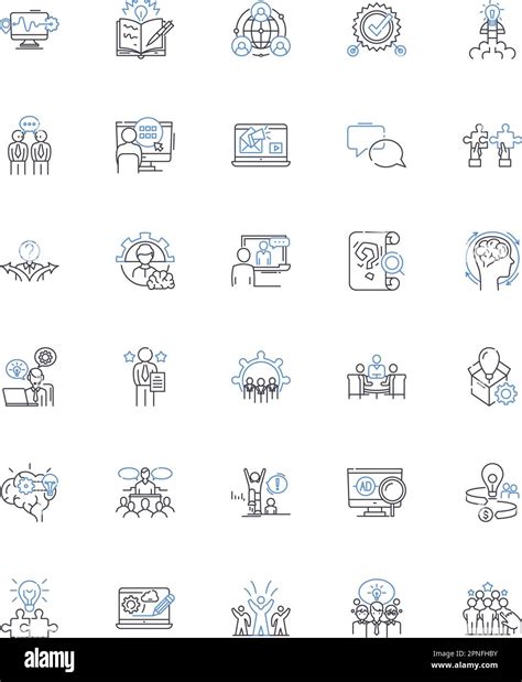 Resolve line icons collection. Determination, Tenacity, Persistence ...