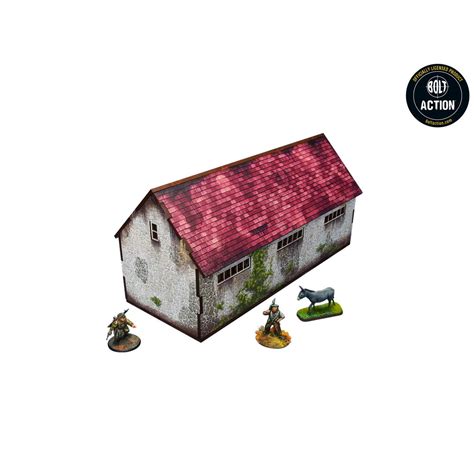 Buy WW2 - Normandy Stable w. Dovecote - Micro art studio - Miniatures games