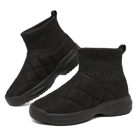 ulogu Women Snow Boots Winter Shoes Slip On Boots for Women Waterproof ...