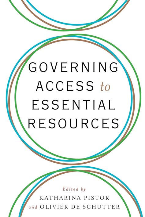 Buy Governing Access to Essential Resources Book Online at Low Prices ...