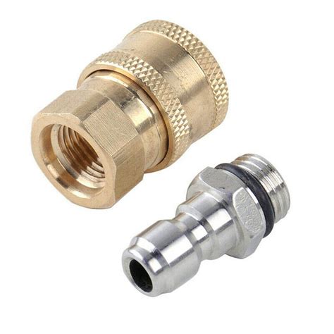 NE Qrc Pair Foam Gun 14×1.5 Thread Brass Quick Connector and 1/4 ...