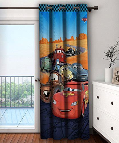 Athom Living Disney Cars Modern Door Curtain - 7.5ft, Red : Amazon.in ...
