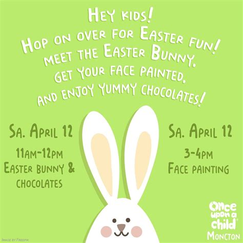 Easter Bunny Event, 80 Mapleton Road, Moncton, NB, Canada, New ...