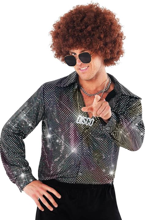 Morph Disco Shirt Costume Men - 70s Disco Outfit - India | Ubuy