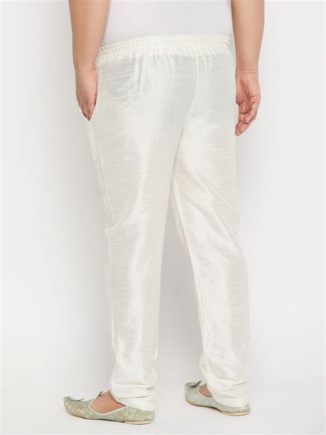 Plus Size Cream Pyjama Men | VASTRAMAY – vastramay
