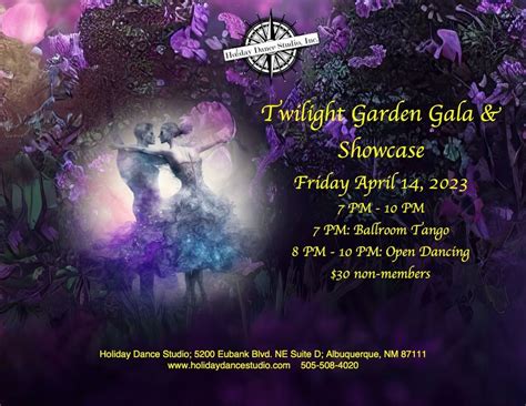 Twilight Garden Gala & Showcase, Holiday Dance Studio, Inc ...