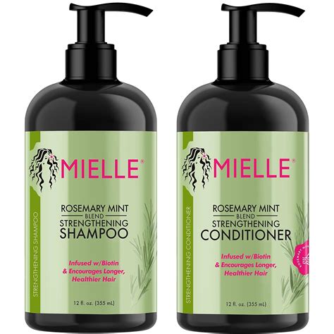 Amazon.com : Mielle Organics Rosemary Mint Strengthening Shampoo and ...