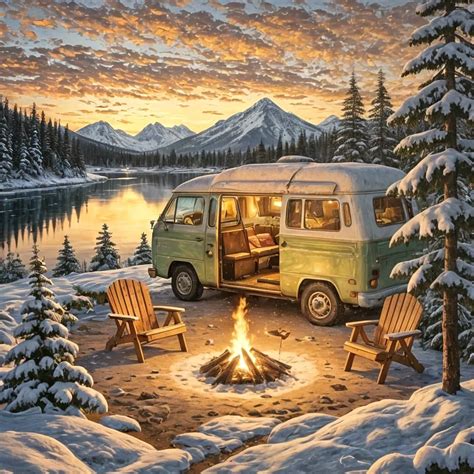 Holiday And The Van - Rolled Paint By Numbers | Whattacraft