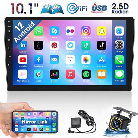 Podofo Double 2 DIN 10 Touch Screen Car Stereo Radio India | Ubuy