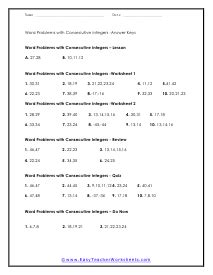 Image result for Consecutive Problems