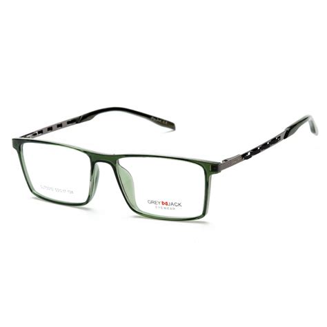 GREY JACK Stylish Brand Design Eyeglasses Frame Classic Rectangle TR90 ...