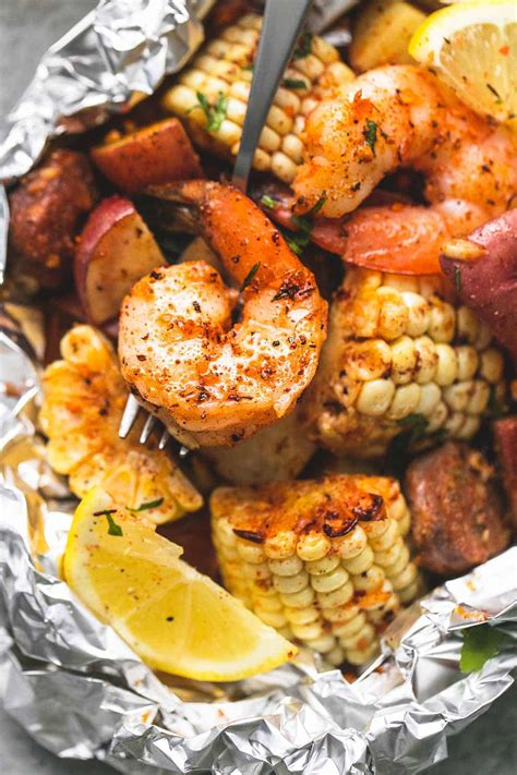 Shrimp Boil Foil Packs - Creme De La Crumb