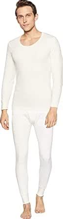 Buy Dixcy Scott Round Neck Full Sleeves White Upper and Lower Thermal ...