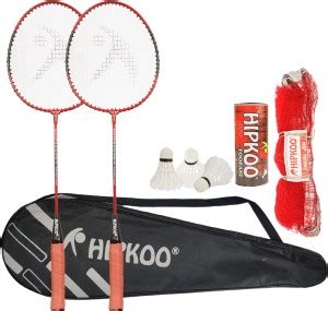 Hipkoo Sports Great Badminton Combo Set with 2 Rackets, 3 Feather ...