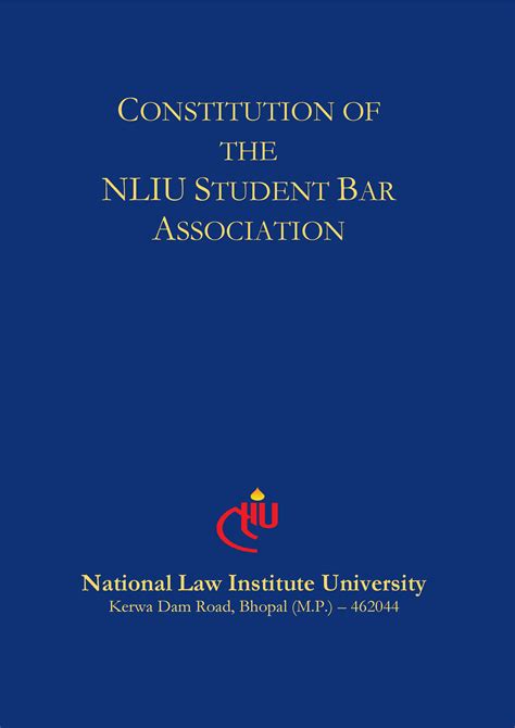 Constitution of the NLIU Student Bar Association - CONSTITUTION OF THE ...