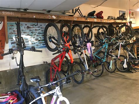 Bike storage small garage online