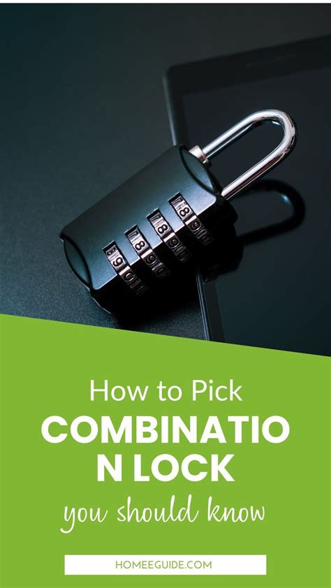 Image result for Pick a Combination Lock