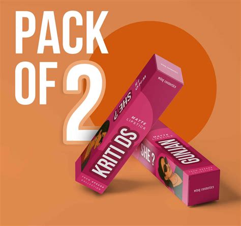Kriti Ds plus Gunjan (2 lipstick combo) – Winq Cosmetics