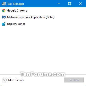 Image result for Task Manager Windows 1.0 Default