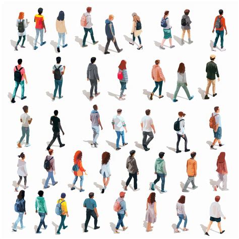 People Walking Top View 的图像结果