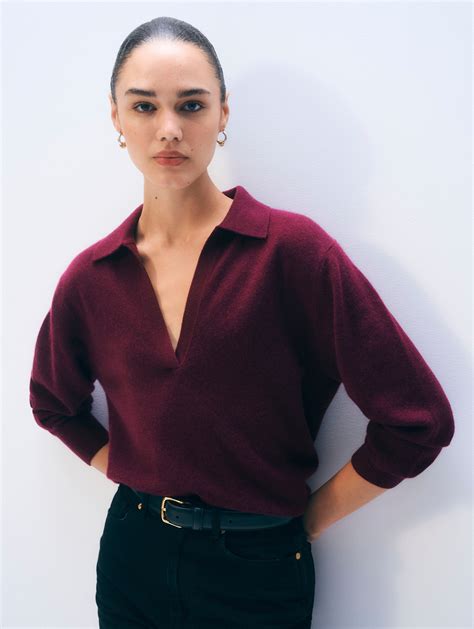 Cashmere Polo | White + Warren