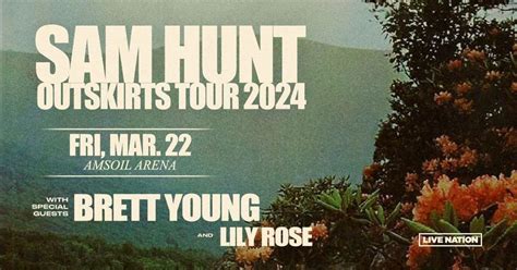 Sam Hunt with Special Guests Brett Young and Lily Rose, DECC, Duluth ...
