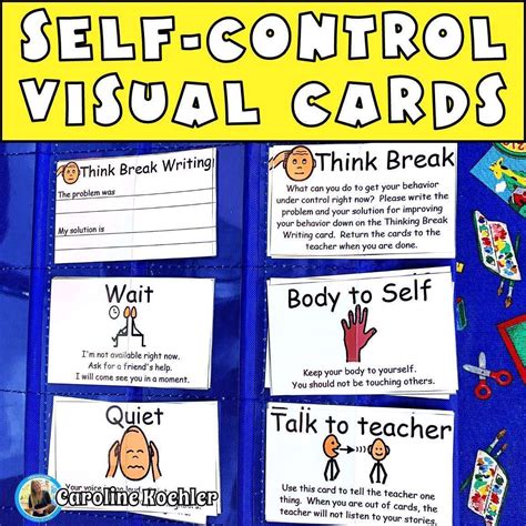 Visual Cue Cards For Kindergarten