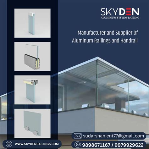 Aluminum Glass Railing - 12mm Balcony Aluminium Glass Railing ...