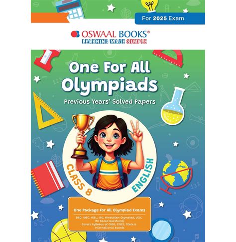 Buy One For All Olympiads Previous Year Solved Papers Class 8 English ...