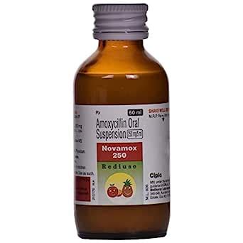 Novamox 250 - Bottle of 60 ml Suspension : Amazon.in: Health & Personal ...