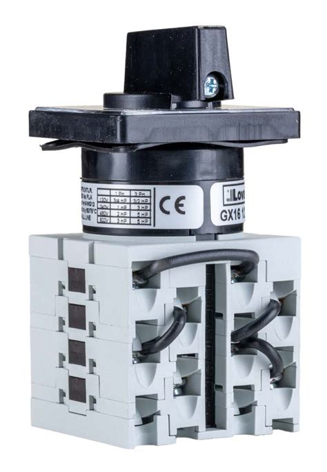 GX1612U Lovato | Lovato Rotary Cam Switch Star Delta Starter 440V ac, 7 ...