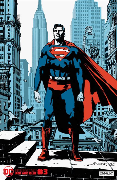 Superman: Red & Blue #3 - 4-Page Preview and Covers released by DC Comics
