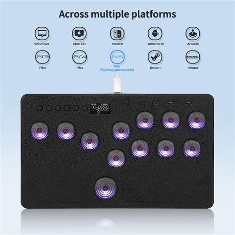 BITFUNX FLATBOX Gaming Keypad, Arcade Stick Flatbox Pro India | Ubuy