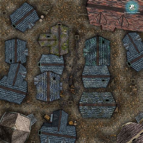 Dnd Slums Battle Map