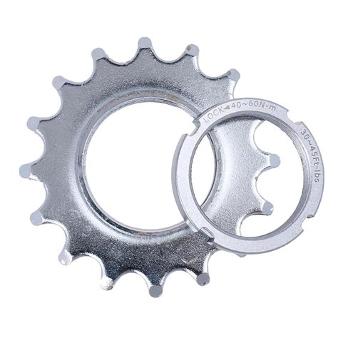 Buy Fixie Track Sprocket Fixed Gear Single Speed Cog Threaded Lock Ring ...