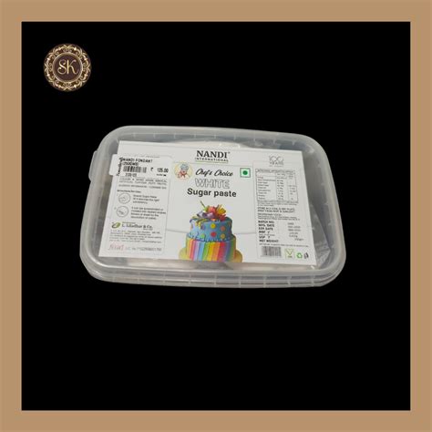 White Fondant | Sugar Paste | Nandi - 250gms – Sweetkraft | Baking supplies