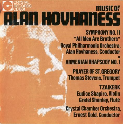 Symphony 11 / Armenian Rhapsody 1 : Hovhaness/ Alan / Stevens / Shapiro ...