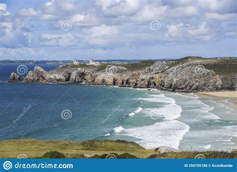 Landscape of Camaret Sur Mer in France on the Atlantic Coast Stock Photo - Image of french ...