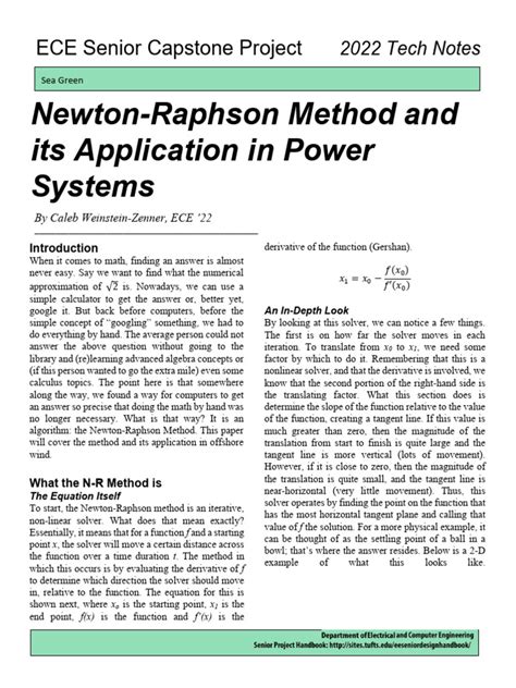 Image result for Newton-Raphson Method in Power System Analysis