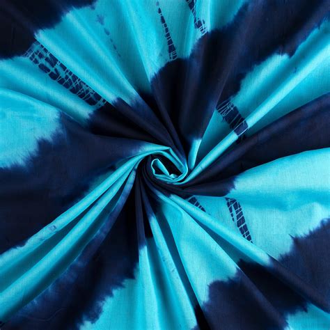 Shibori Tie and Dye Blue Strip Fabric – Dmaasa
