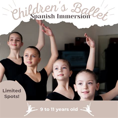 Online Children's Ballet Class (9to11 years old)- In Spanish with a Pr ...