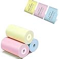 Zeitel® 3 Rolls Thermal Printers Paper, 3 Colors Printer Paper for Mini ...
