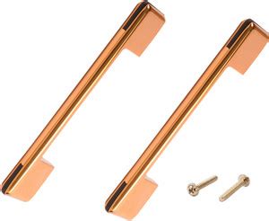 FittingFox Rose Gold Wardrobe, Kitchen Cabinet, Drawer, Cupboard Door 8 ...