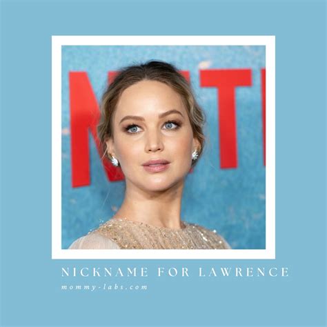 Nicknames For Lawrence