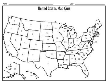 Us Map Quizzes 的图像结果