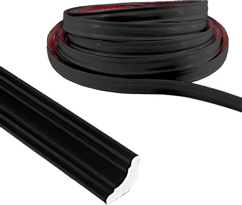 WanderGo Black Quadrant Trim, Flexible Skirting Board Coving India | Ubuy