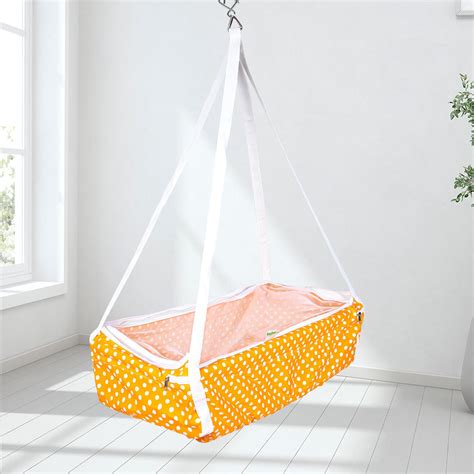 BAYBEE Cotton Baby Hanging Cradle for New Born Baby, Baby Cradle with ...