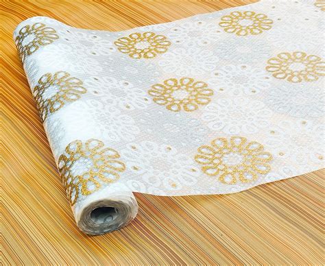 Yellow Weaves PVC Kitchen Mat for Shelf/Shelf Liners Sheet for Kitchen ...