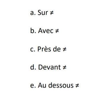 Donnez le contraire. - Brainly.in