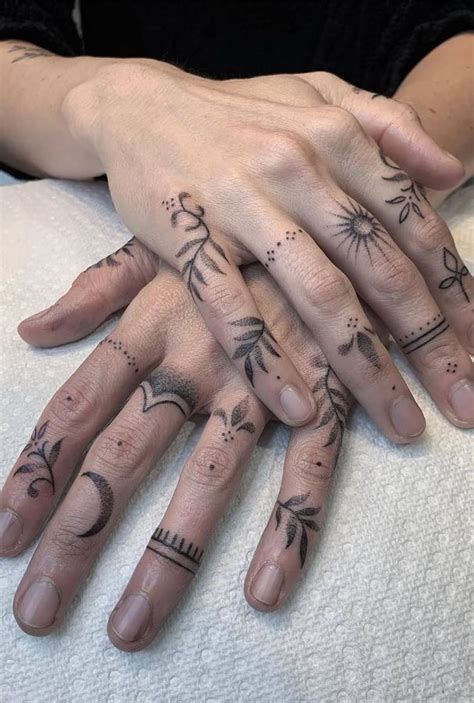 finger tattoos images